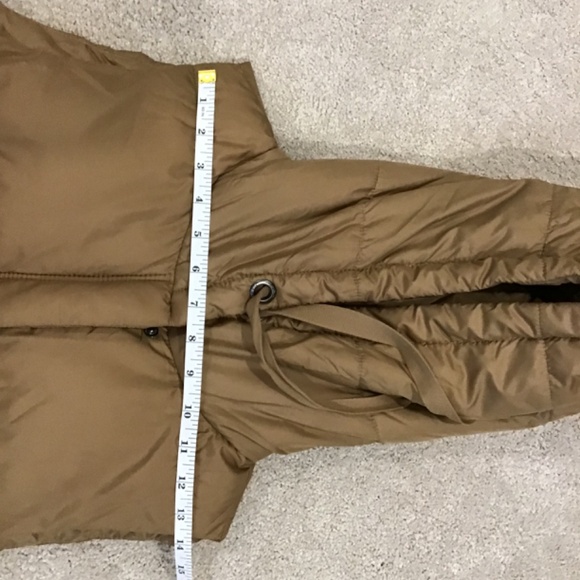 Only Tan Hooded Puffer Vest - Picture 3 of 7